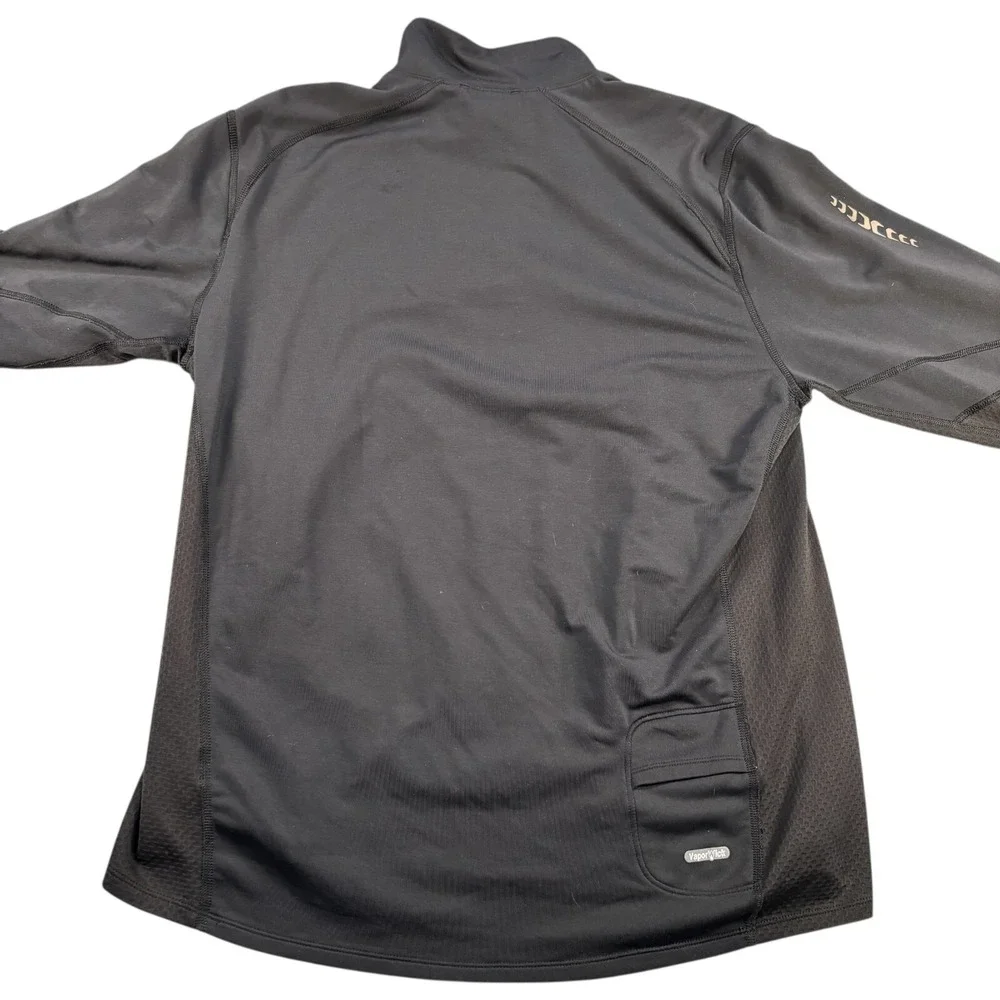 The North Face Men's Black Quarter‎ Zip Pullover Athletic Sweatshirt Sz L TNF